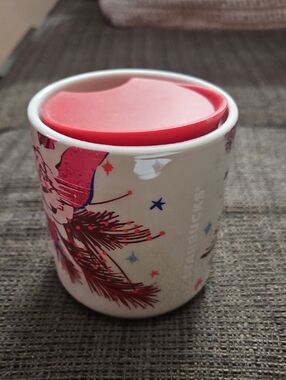 Starbucks 2023 Holiday Colkection Pink Pine Rose Ceramic Coffee Mug